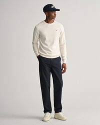 Crew neck tr&ouml;ja i superfin lammull