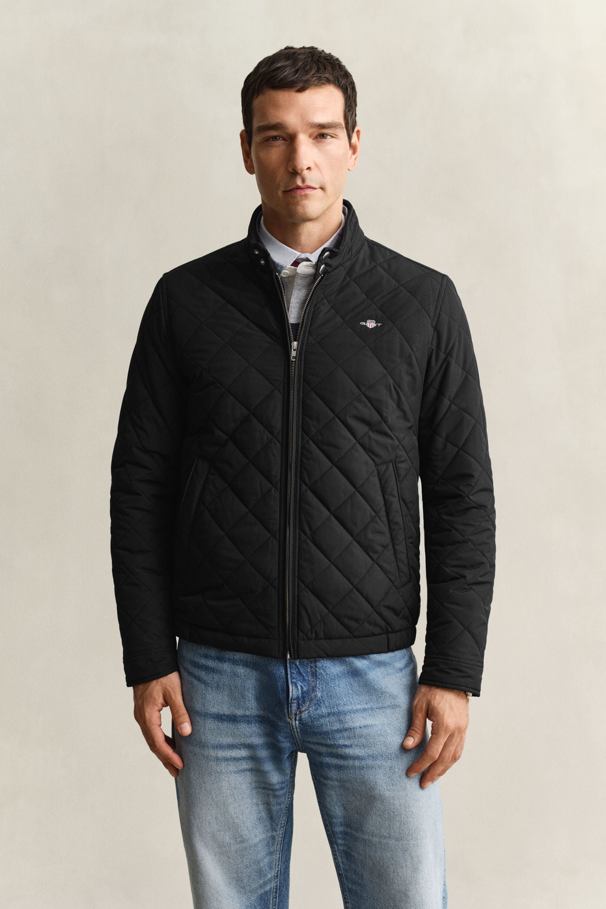 Quiltad Windcheater jacka