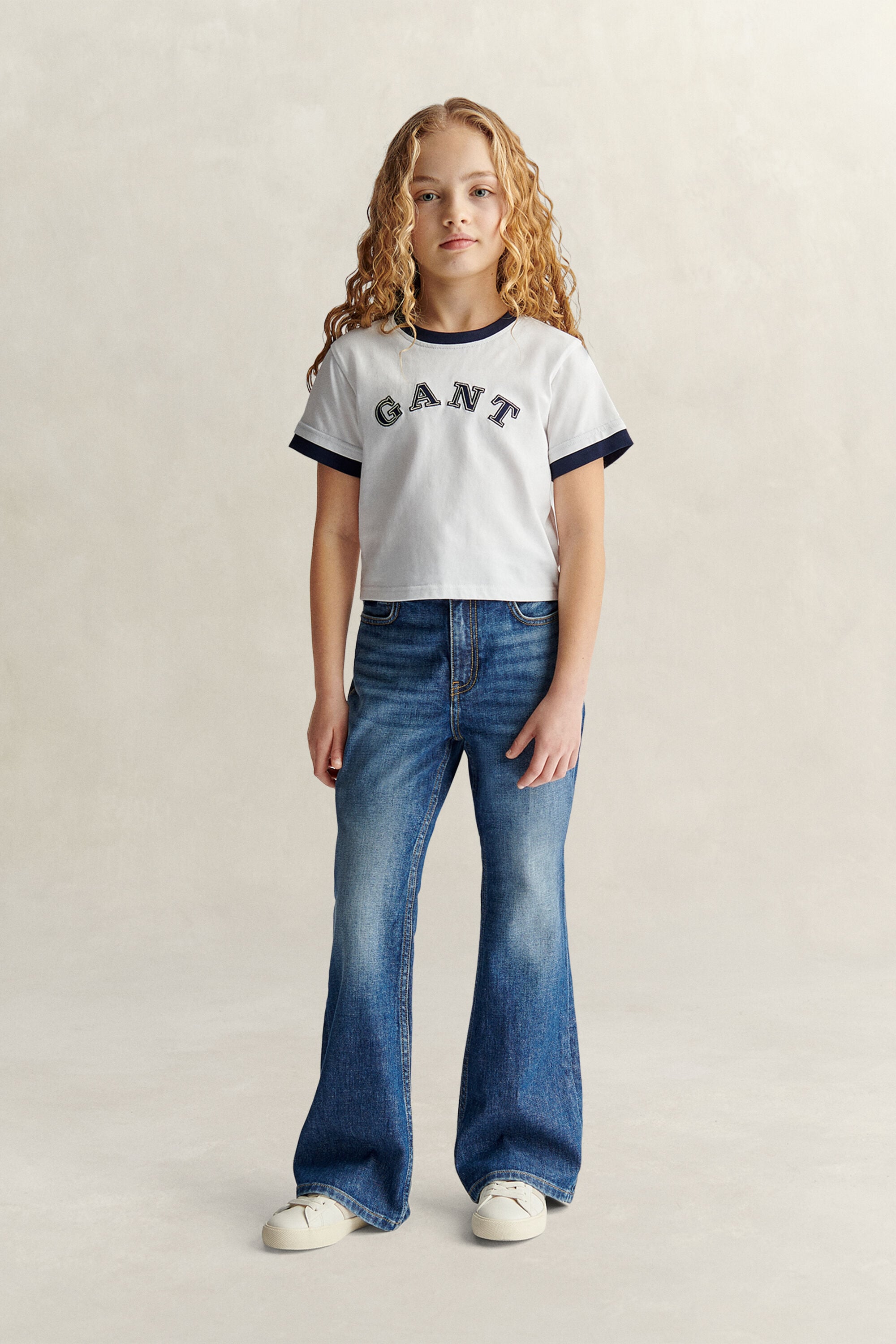 Teen Girls jeans med bootcut