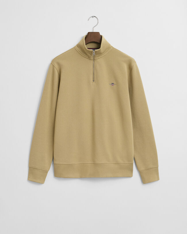 Shield sweatshirt med dragkedja vid halsöppningen