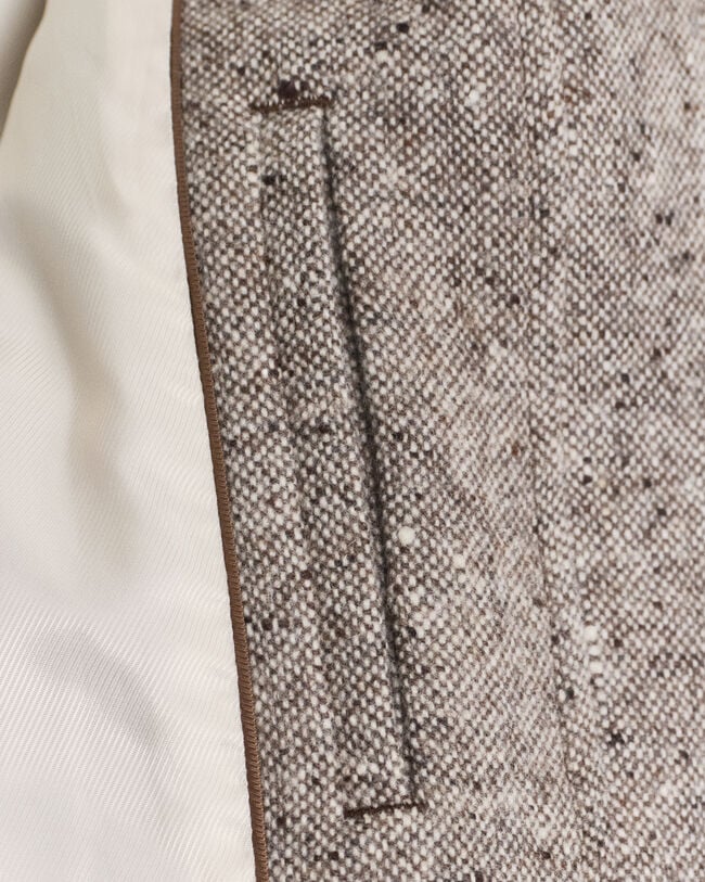 Ulljacka med kontrastkrage