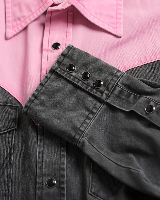 Wrangler x GANT relaxed fit Neon Western skjorta