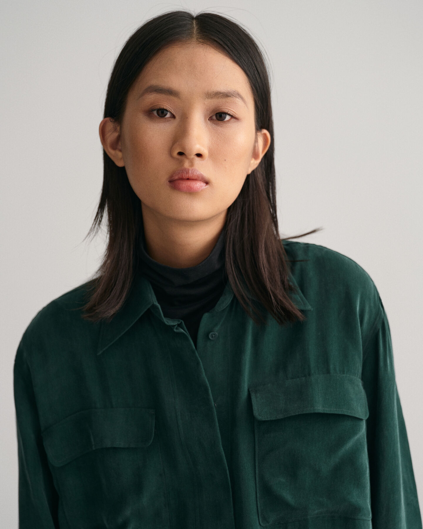 Relaxed fit utilityskjorta