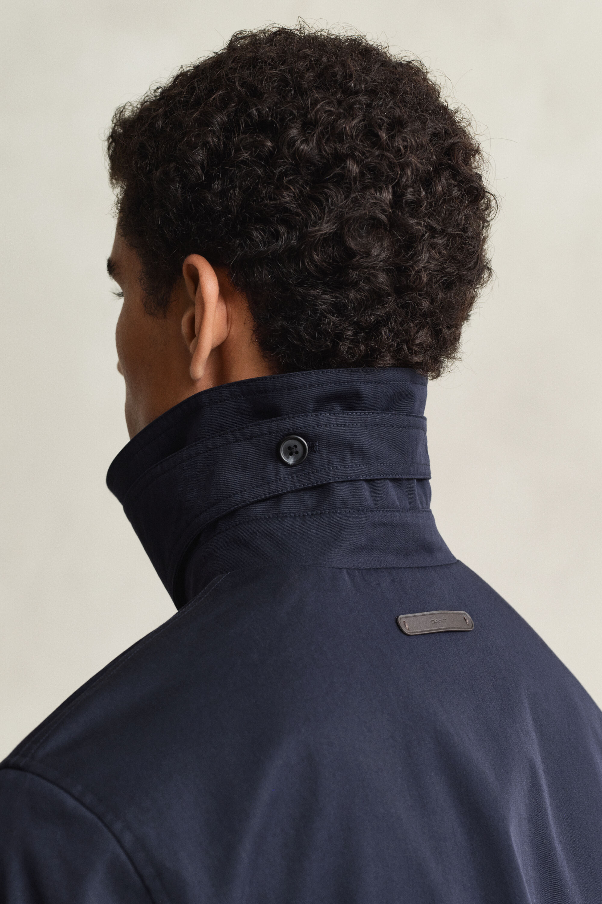 Trenchcoat i bomullsblandning