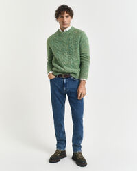 Regular fit jeans i stilren tvätt