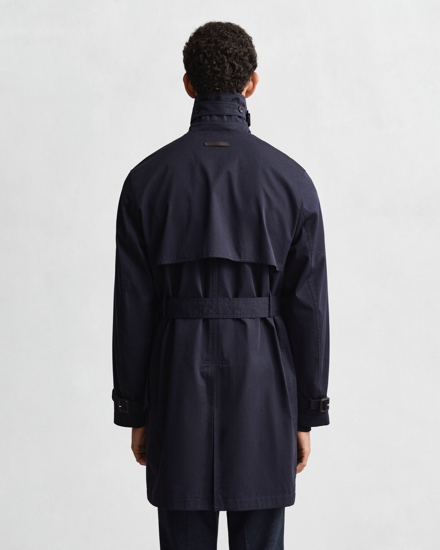 Trenchcoat i bomullsblandning