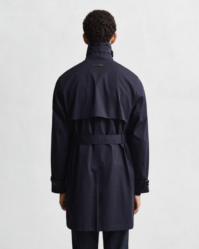 Trenchcoat i bomullsblandning