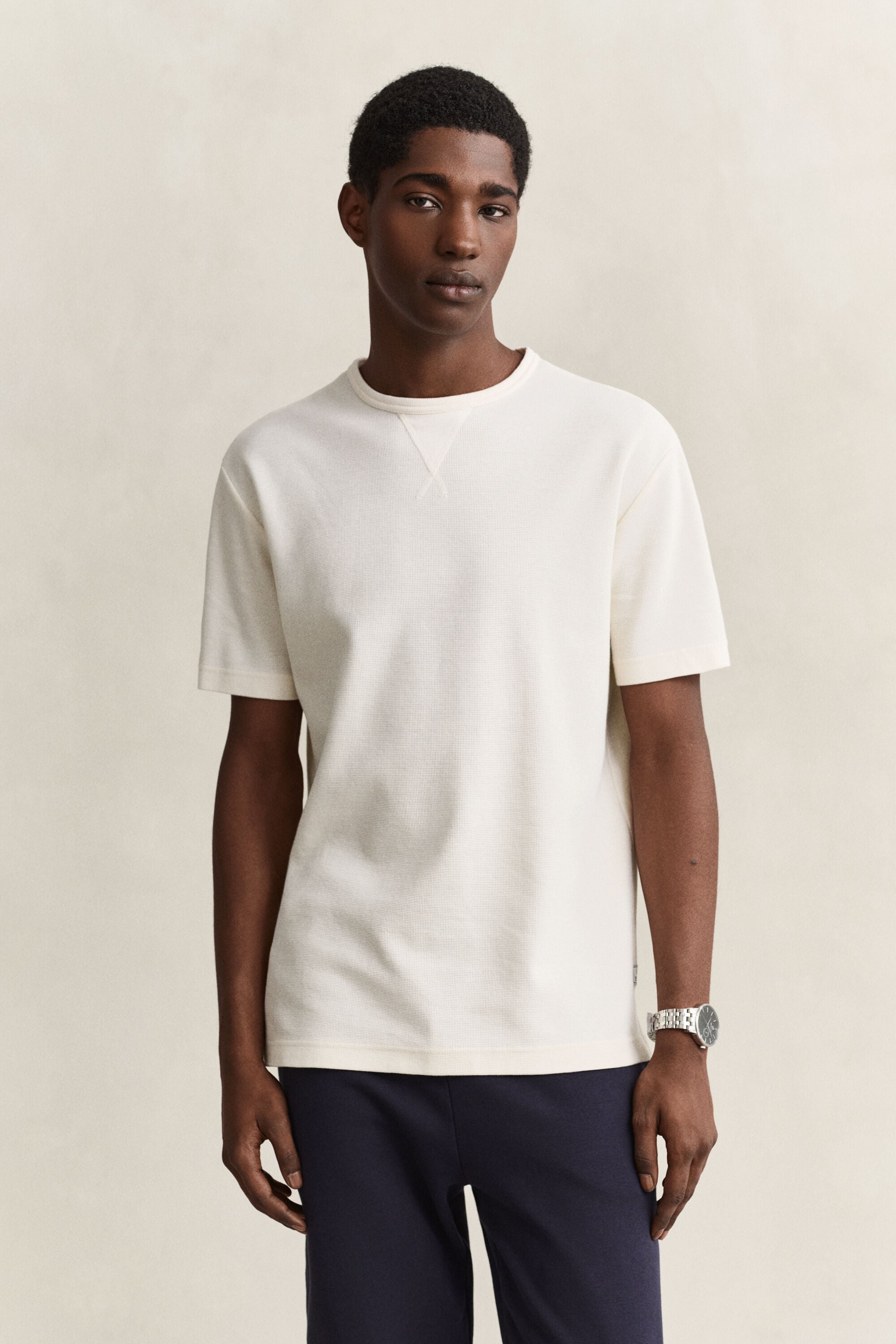 T-shirt med textur