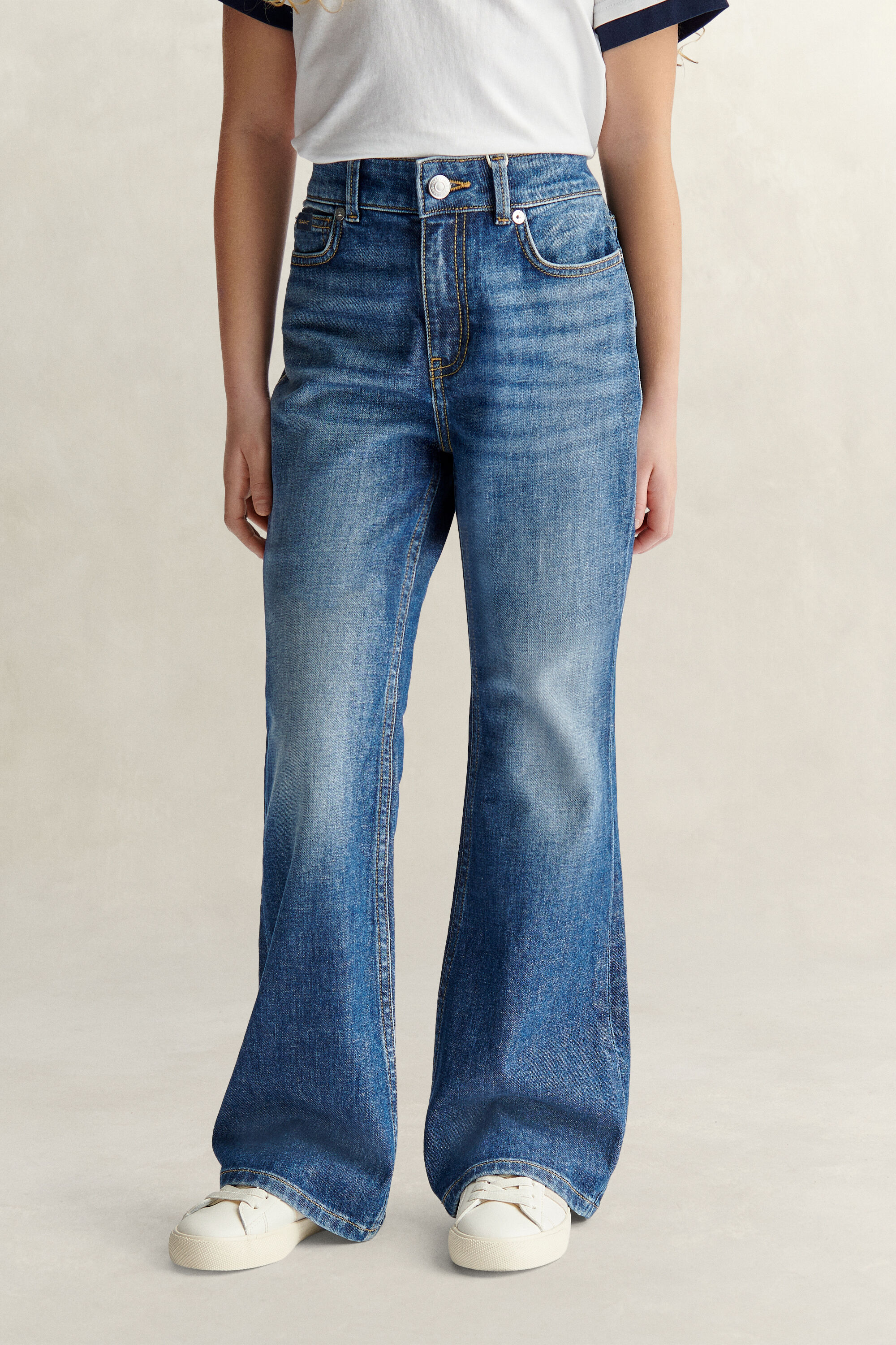 Teen Girls jeans med bootcut