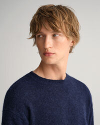 Crew neck tr&ouml;ja i alpackablandning