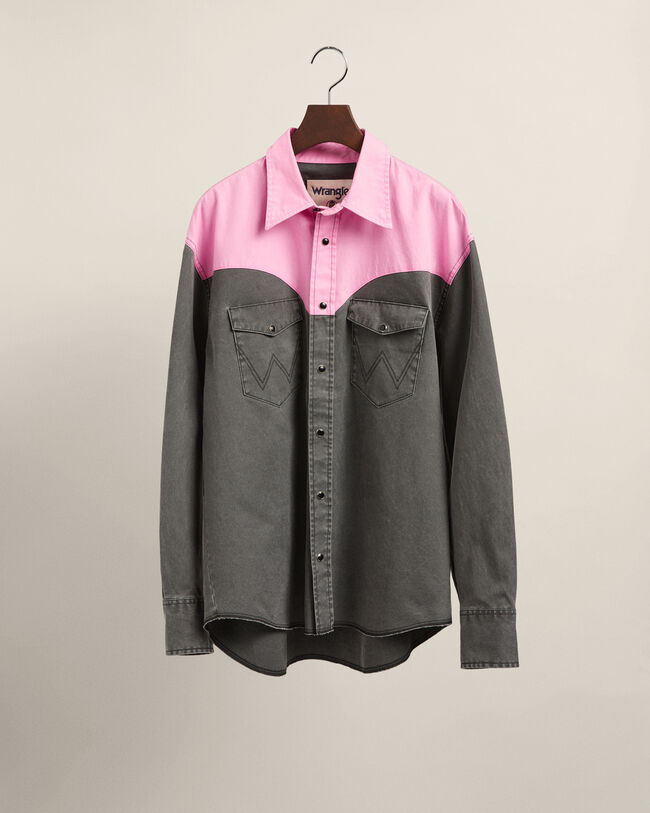 Wrangler x GANT relaxed fit Neon Western skjorta