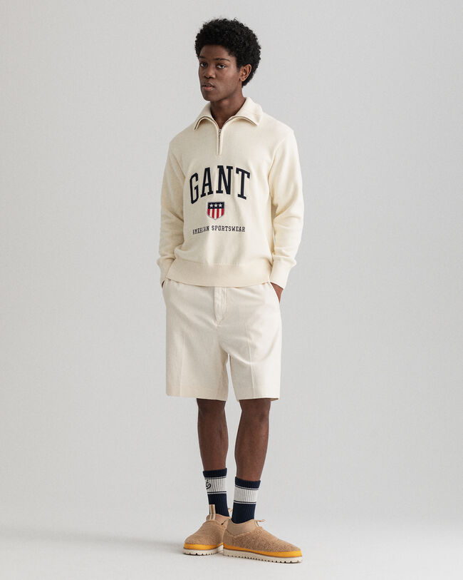 Retro Shield half-zip tröja