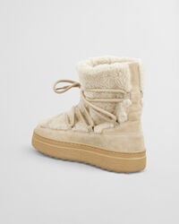 Snowhill medelhöga boots med snörning