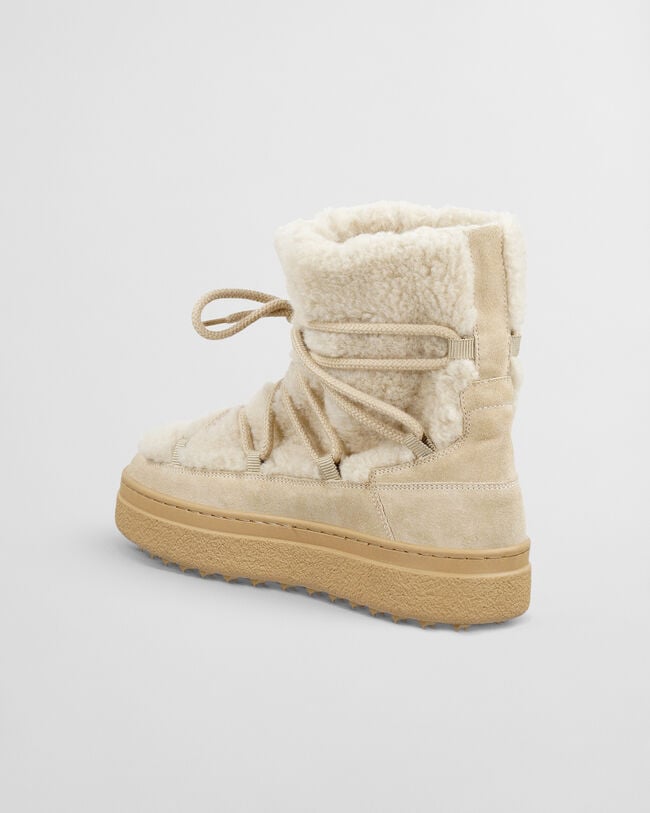 Snowhill medelhöga boots med snörning