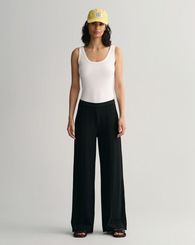 Jerseybyxor med vida ben