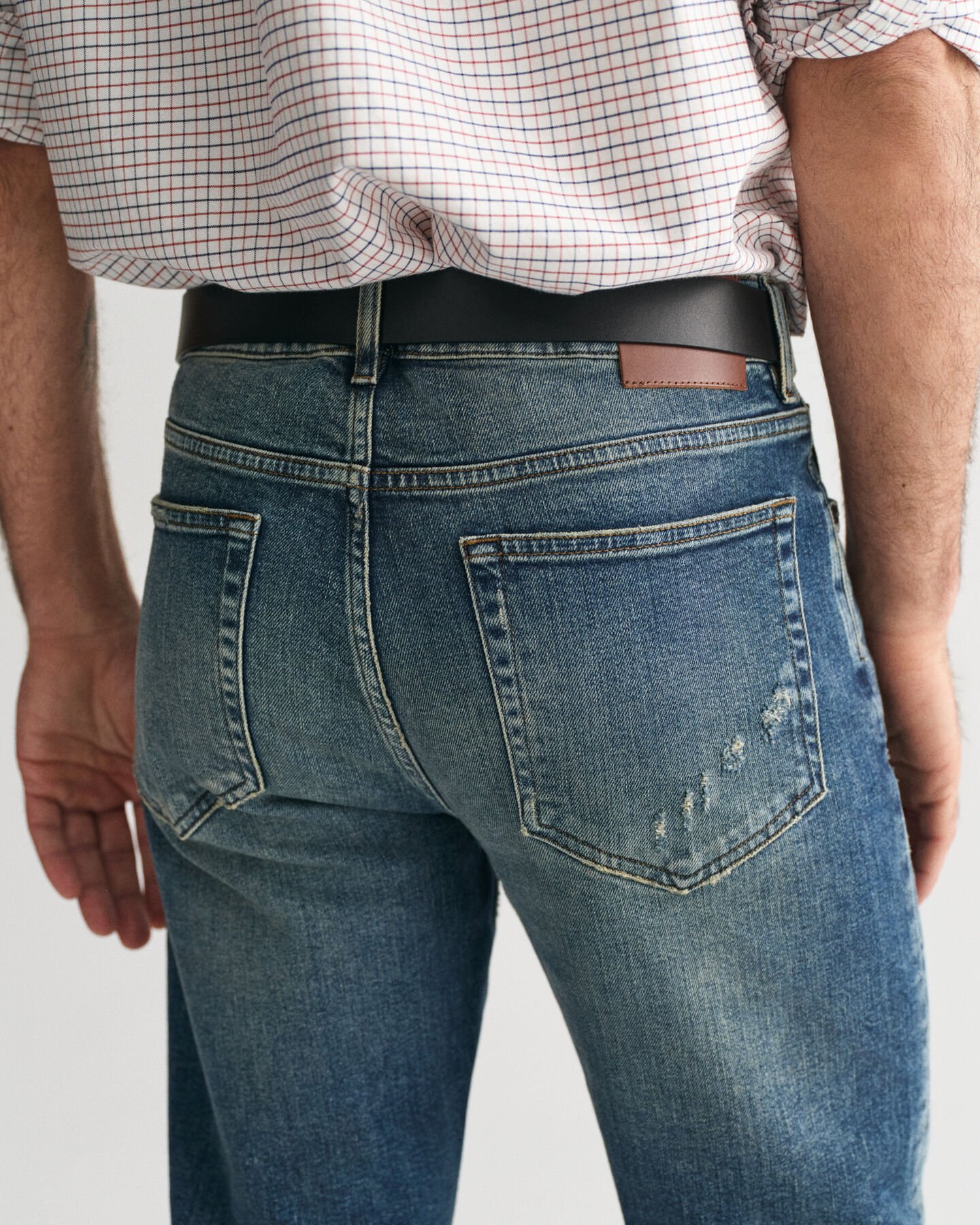 Regular fit jeans i vintagetv&auml;tt