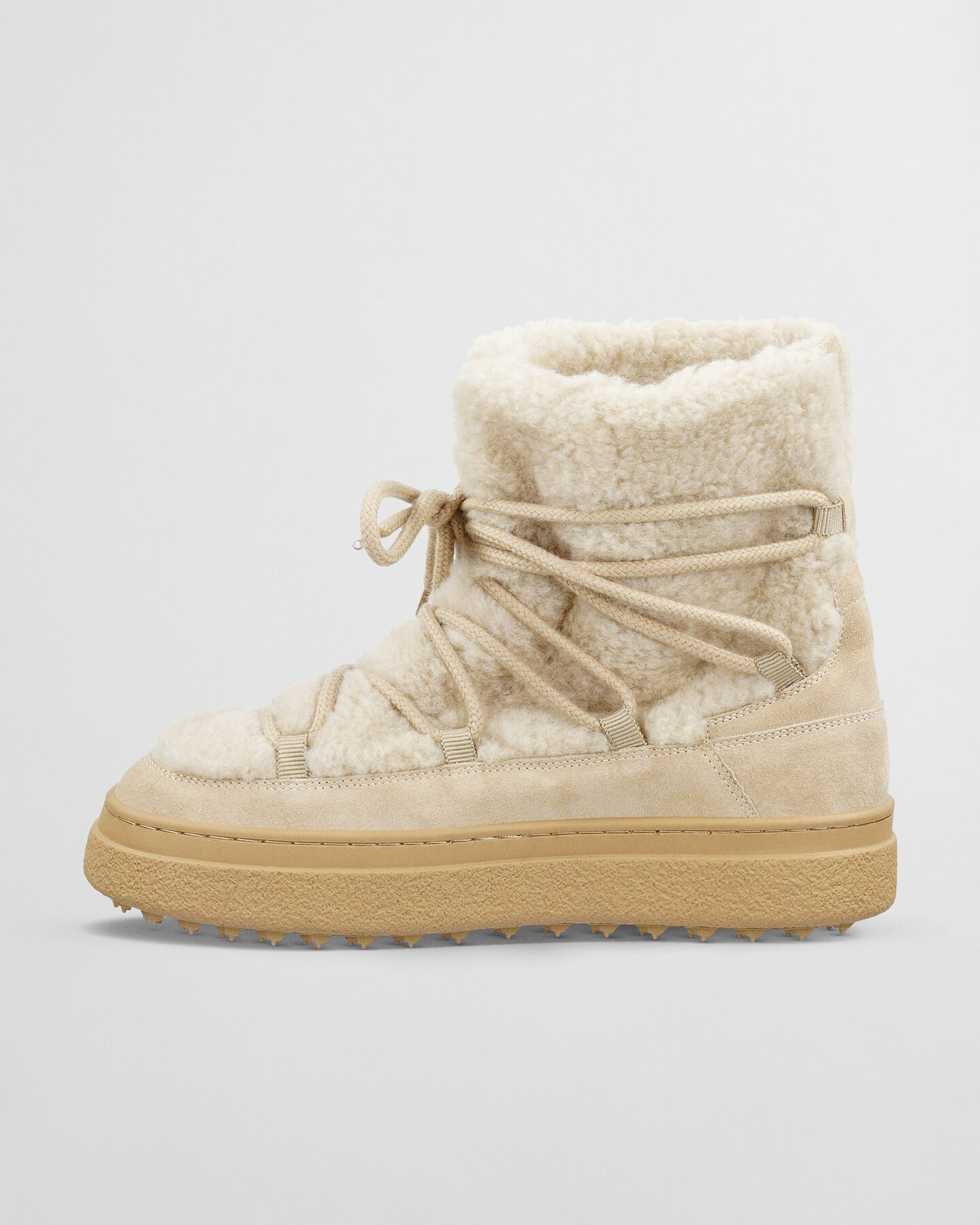 Snowhill medelhöga boots med snörning