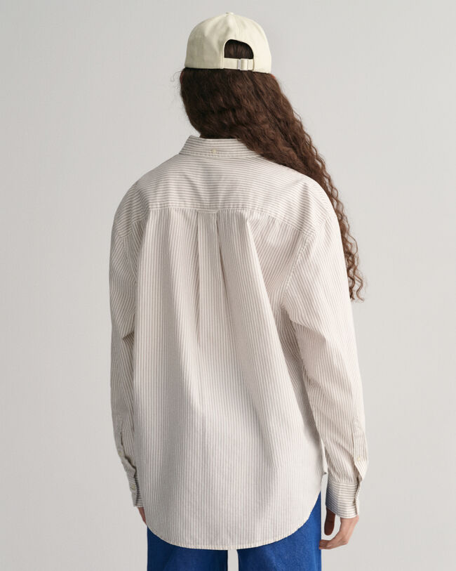 Relaxed fit Archive randig oxfordskjorta