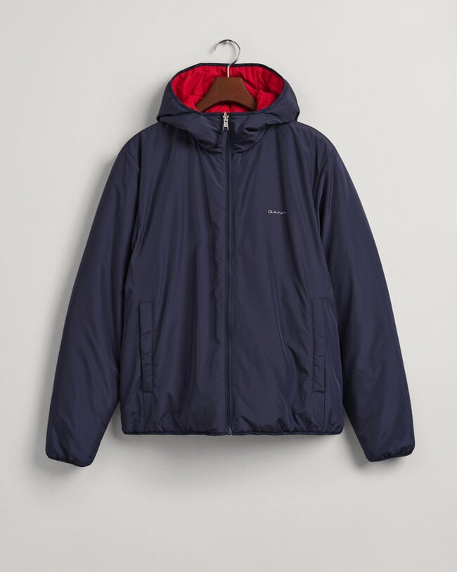 V&auml;ndbar jacka med kapuschong