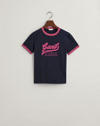 Teen Girls cropped GANT USA T-shirt