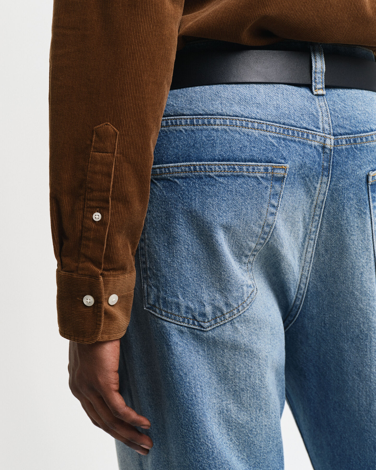 Regular fit manchesterskjorta