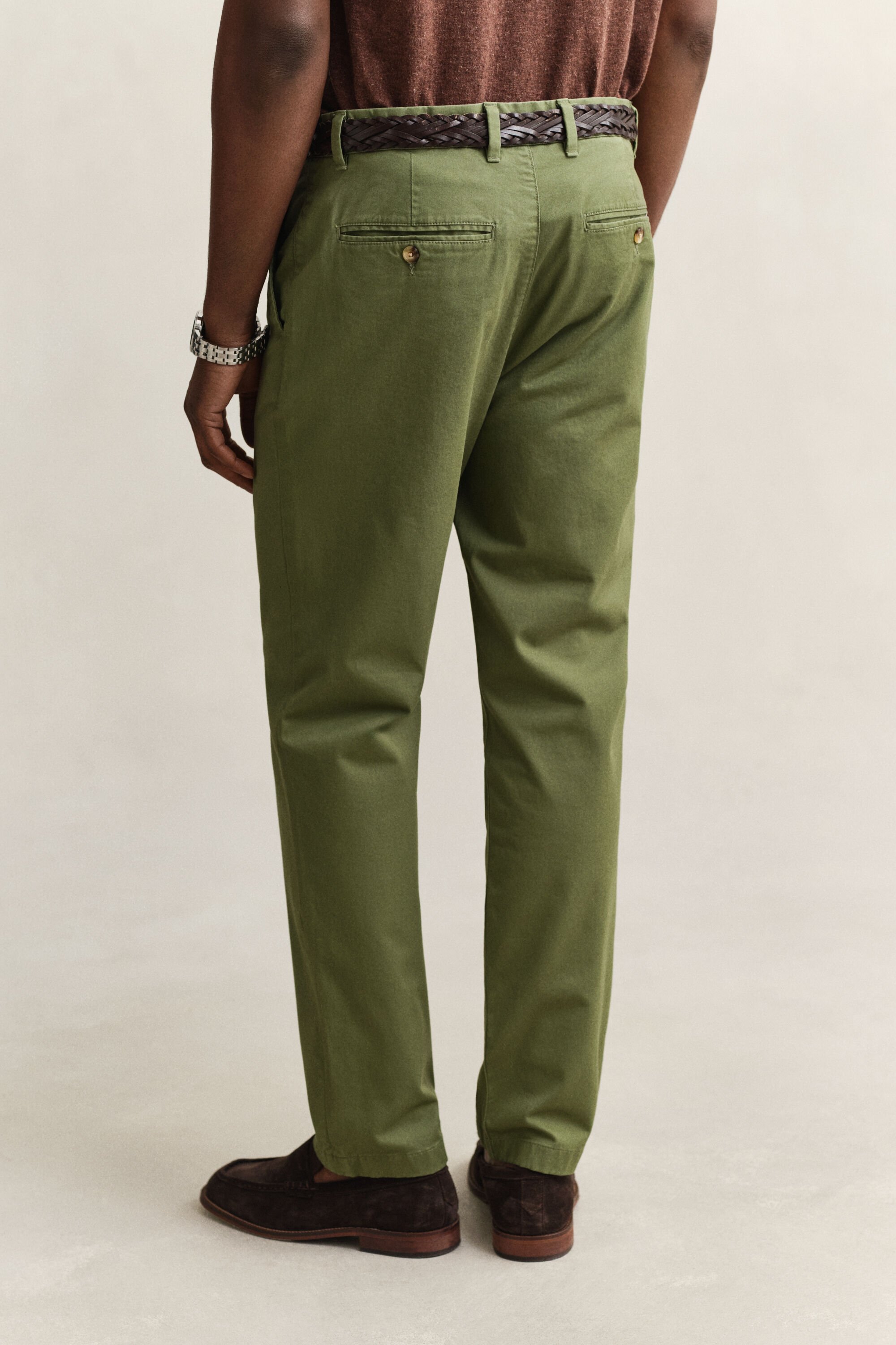 Klassiska chinos med regular fit