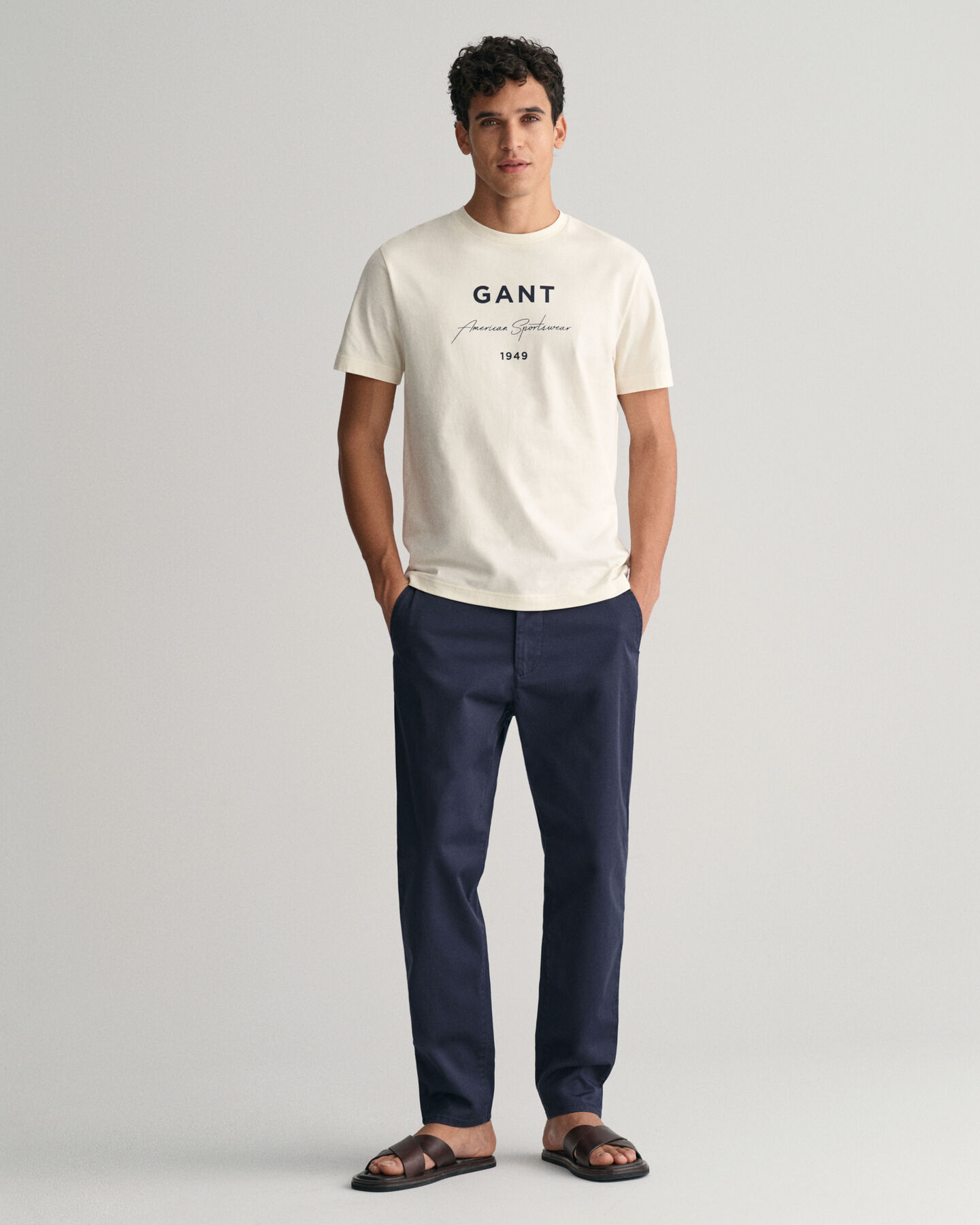 T-shirt med GANT-tryck