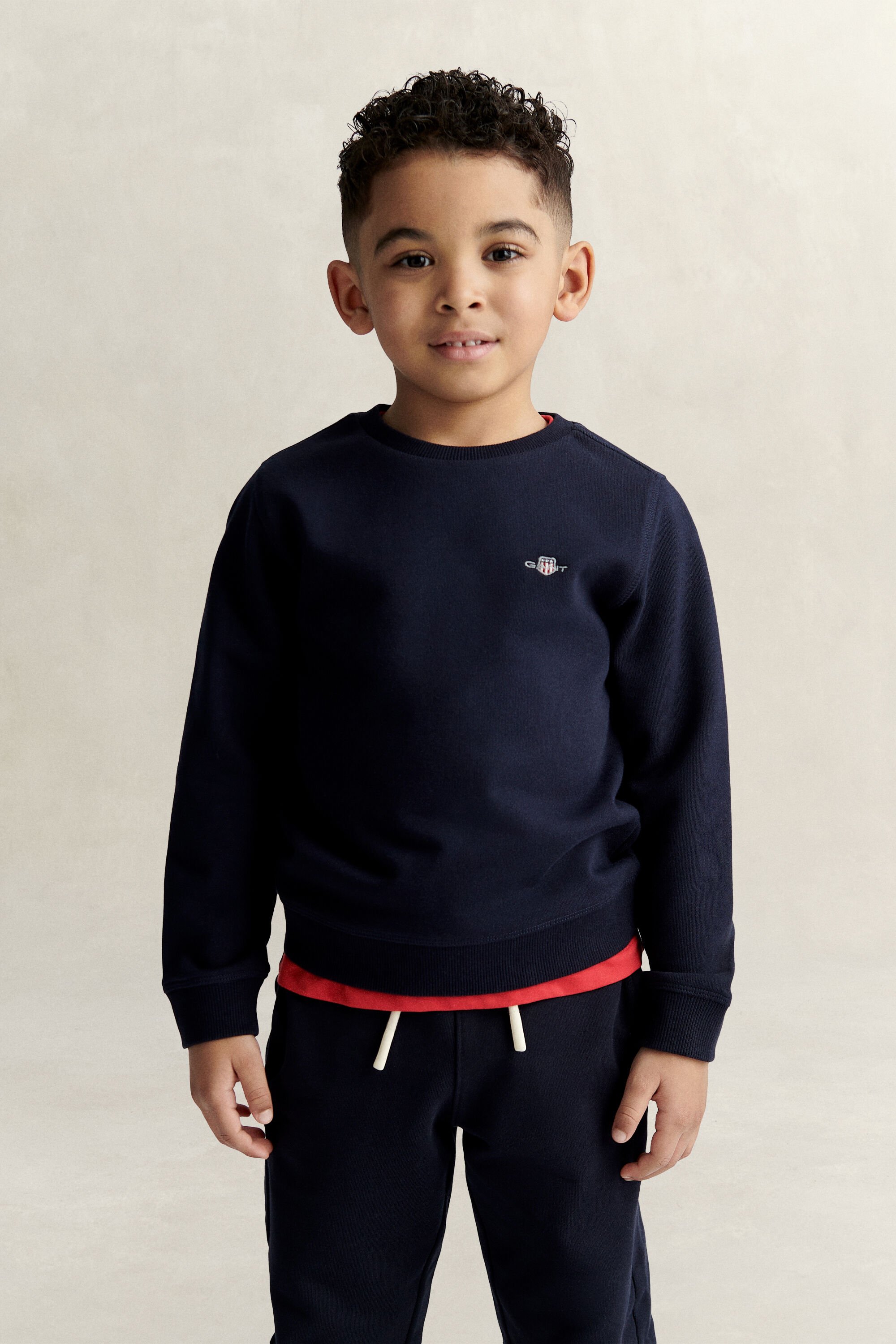 Kids sweatshirt med sköldemblem