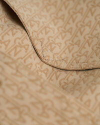 Trenchcoat i jacquard med monogram