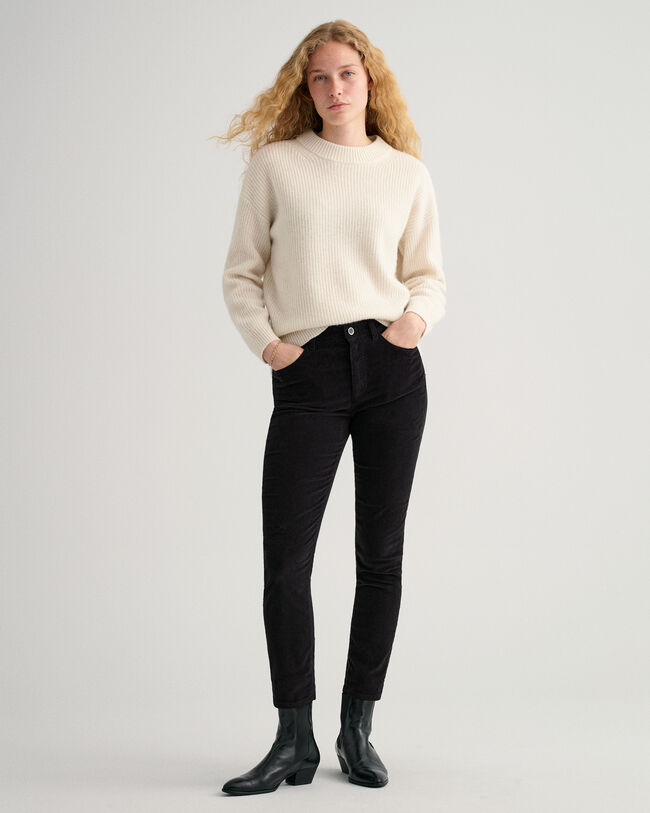 Farla slim fit cropped manchesterjeans