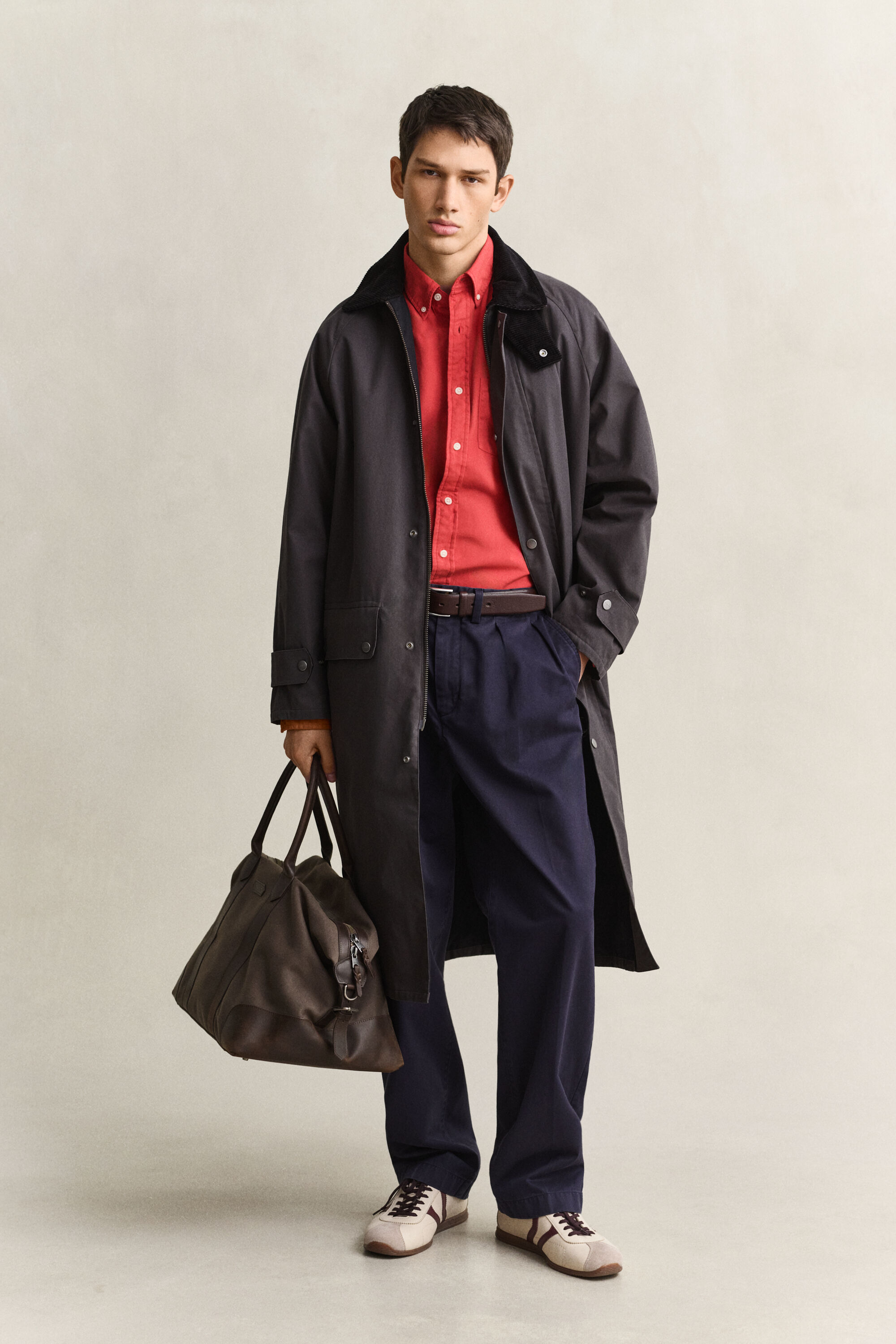 Regular fit twillskjorta