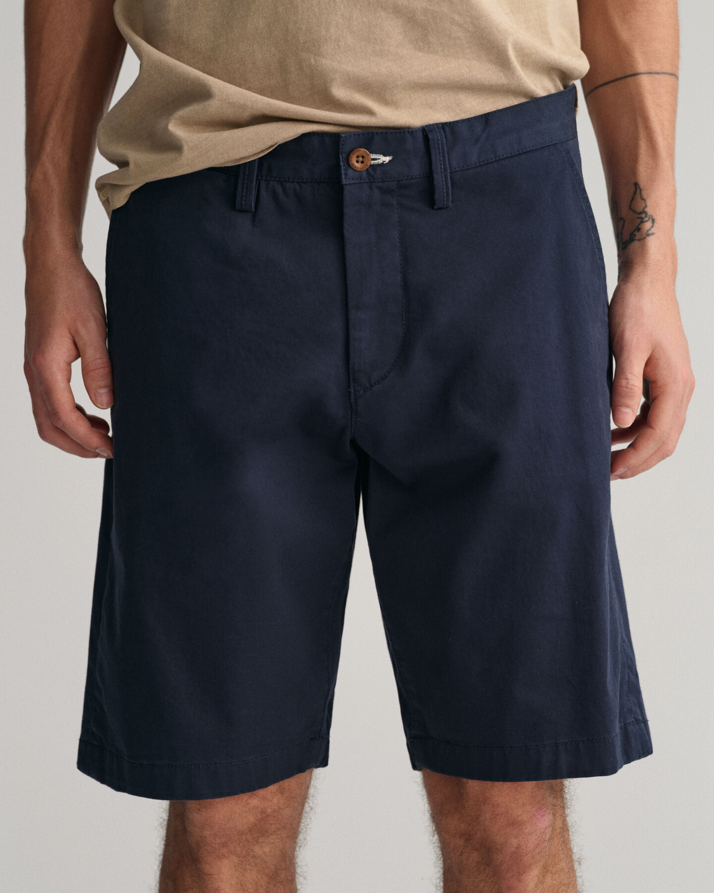 Relaxed fit twillshorts
