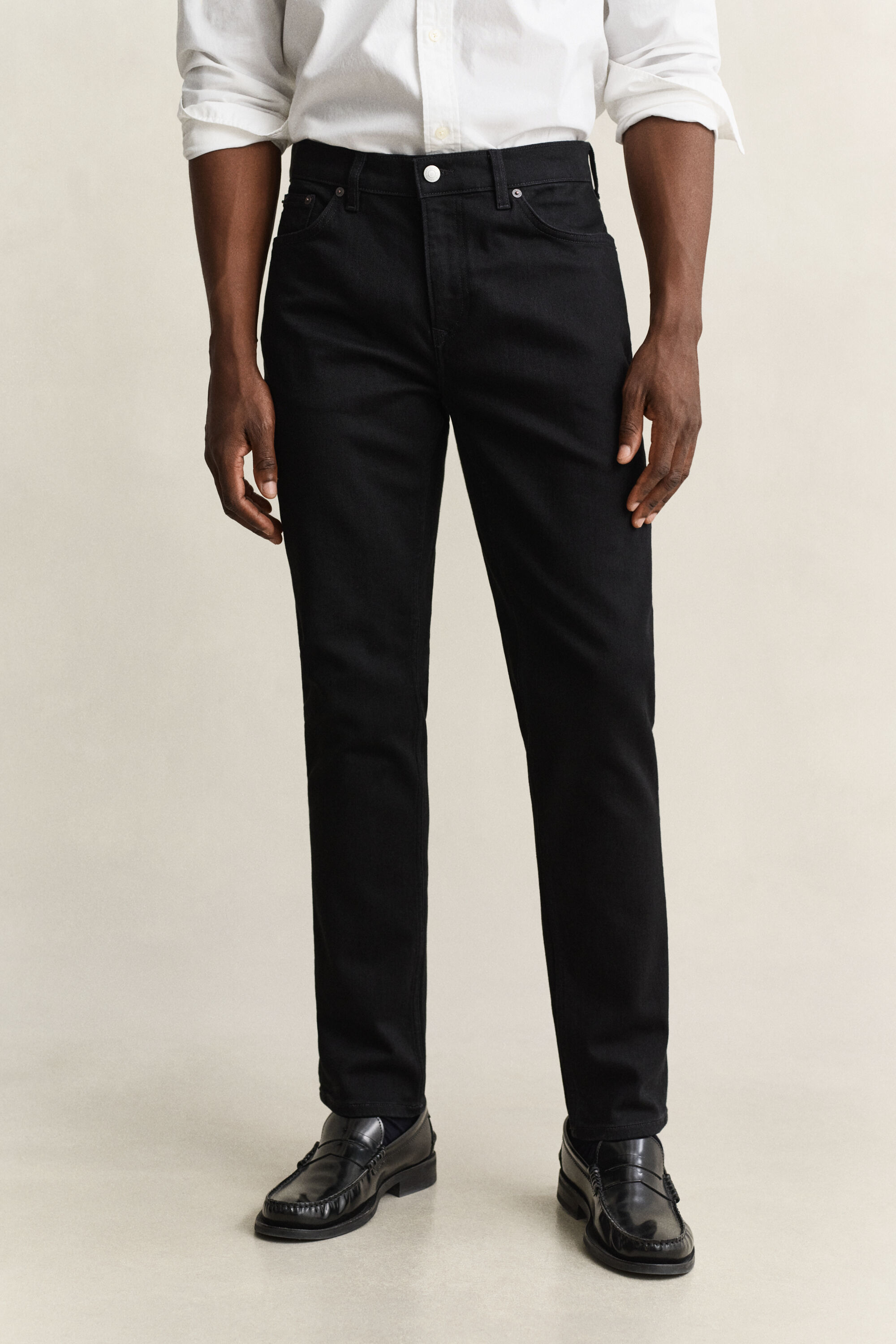 Slim fit jeans i stilren tvätt
