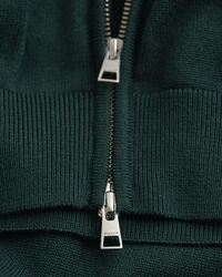 Casual Cotton kofta med dragkedja