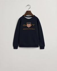 Kids Archive Shield crew neck sweatshirt