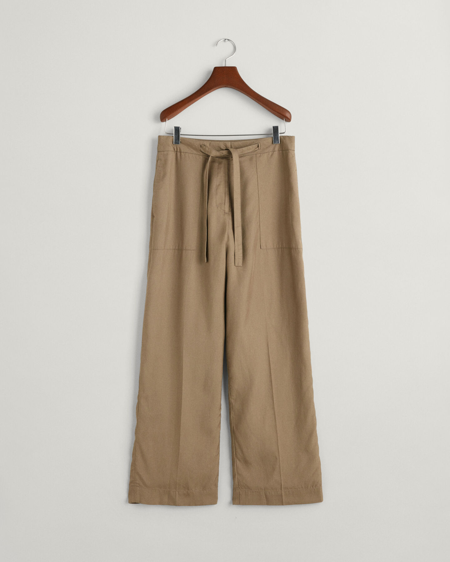 Relaxed Fit Tie Waist Pants