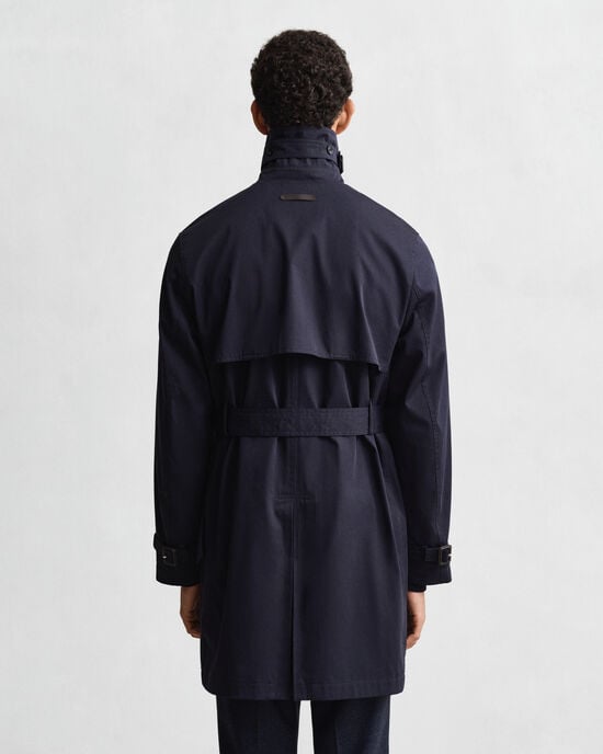 Trenchcoat i bomullsblandning