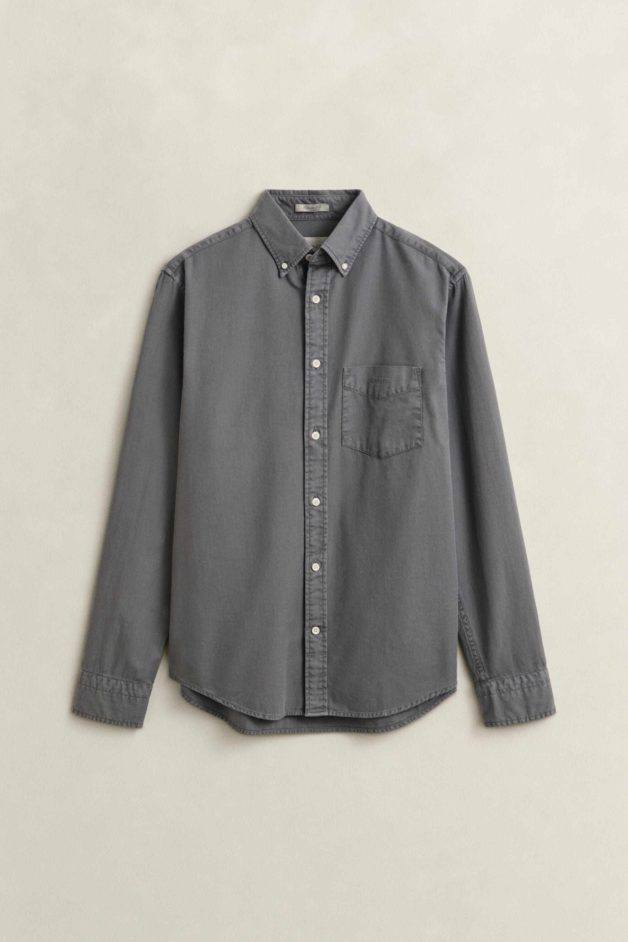 Regular fit twillskjorta