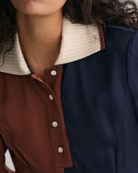 Color Block kort&auml;rmad rugbykl&auml;nning