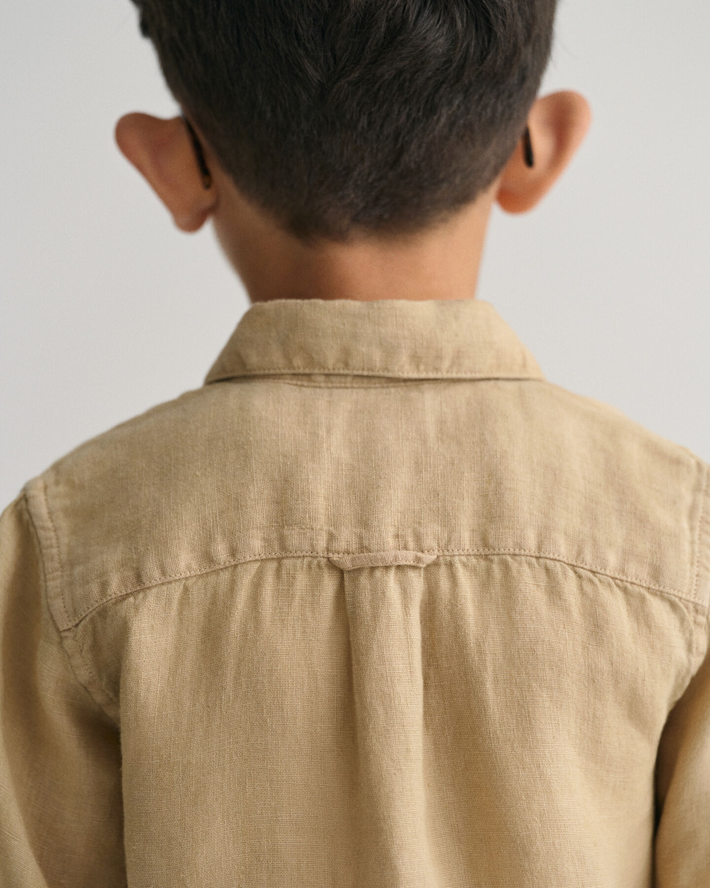 Kids kort&auml;rmad linneskjorta