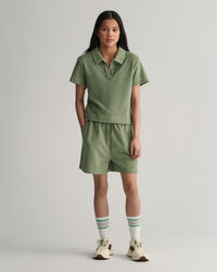 Teen Girls Terry Cloth shorts med h&ouml;g midja