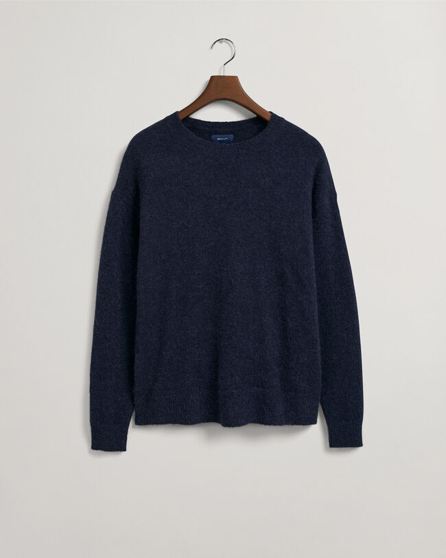 Crew neck tr&ouml;ja i alpackablandning