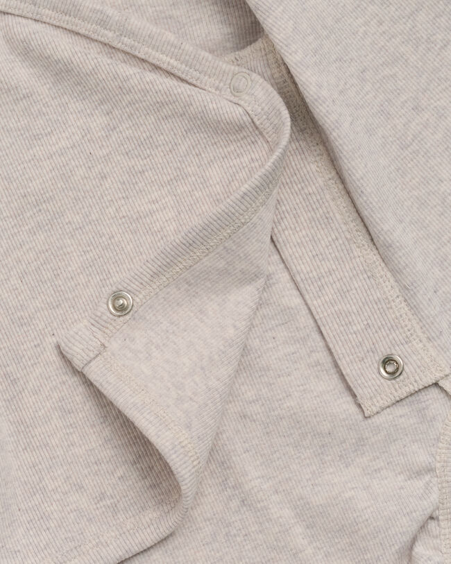 Baby Shield ribbstickad omlottbody