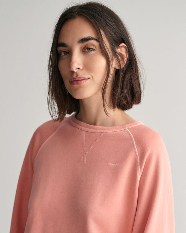 Sunfaded rundhalsad sweatshirt