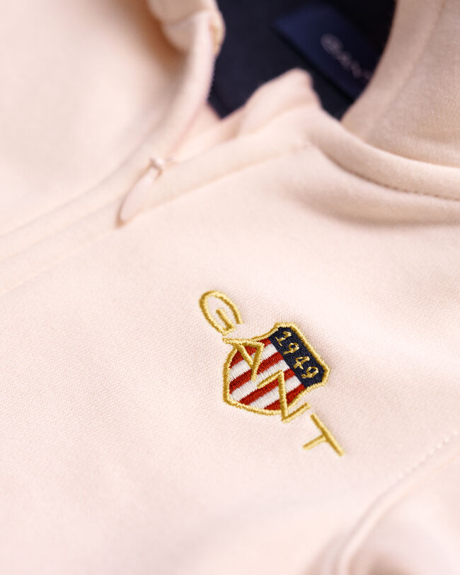 Baby one-piece med huva