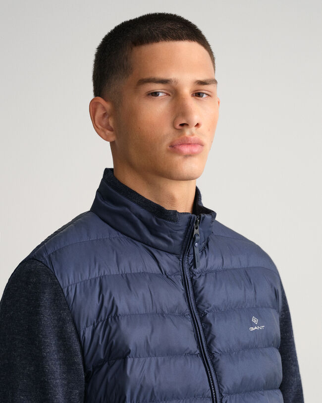 Mixed Media lätt vadderad jacka