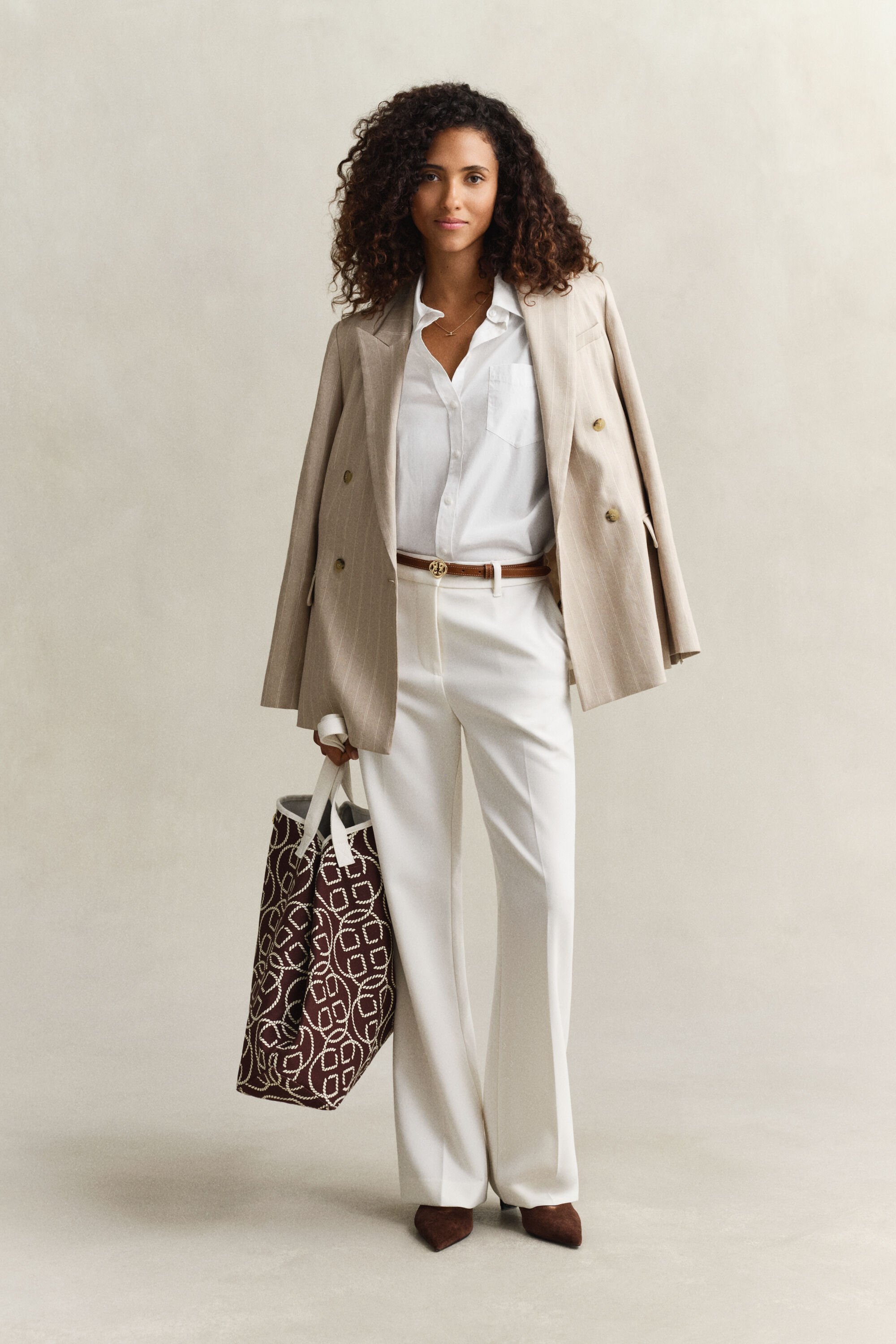 Relaxed fit klassisk poplinskjorta