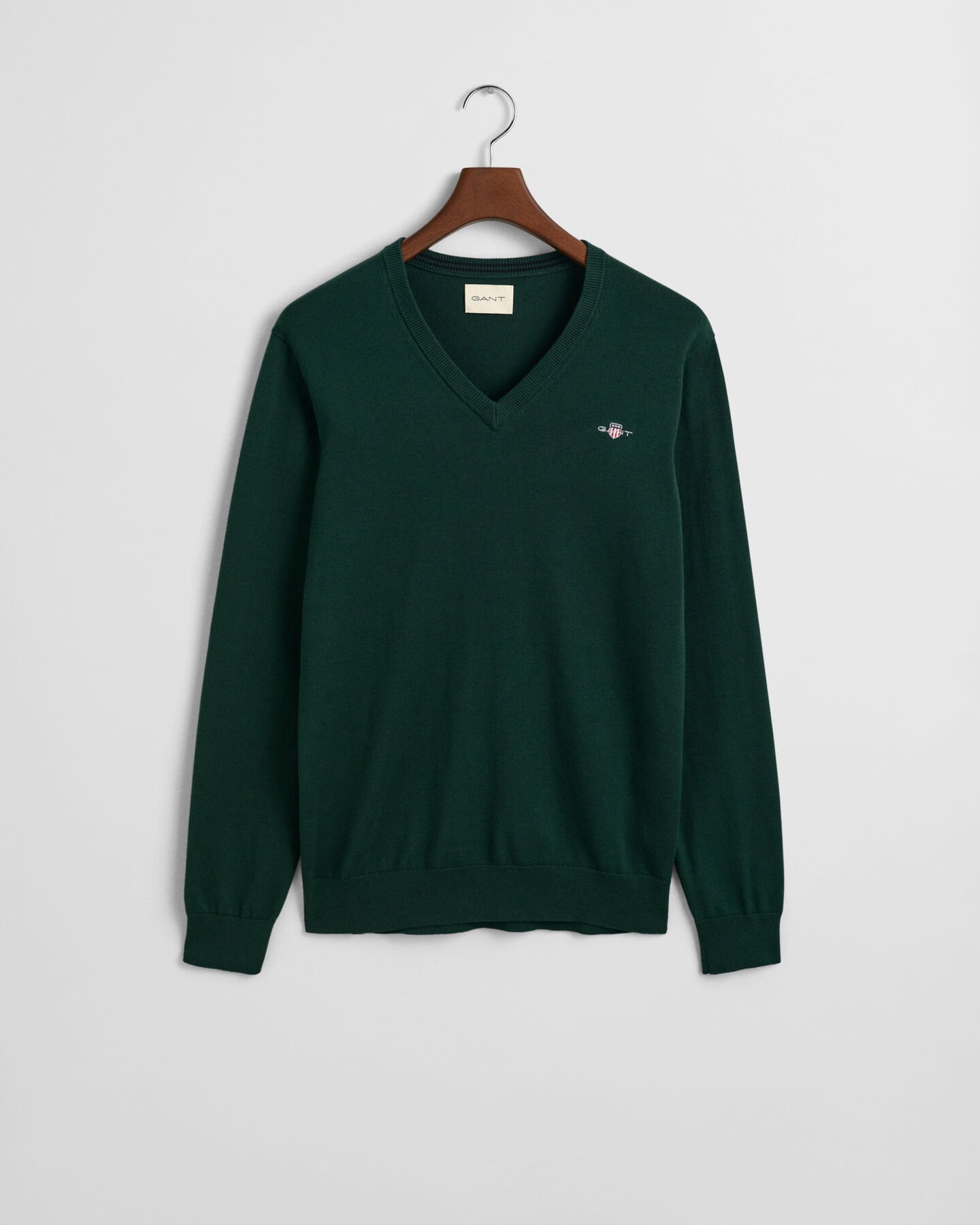 Klassisk V-ringad bomullströja