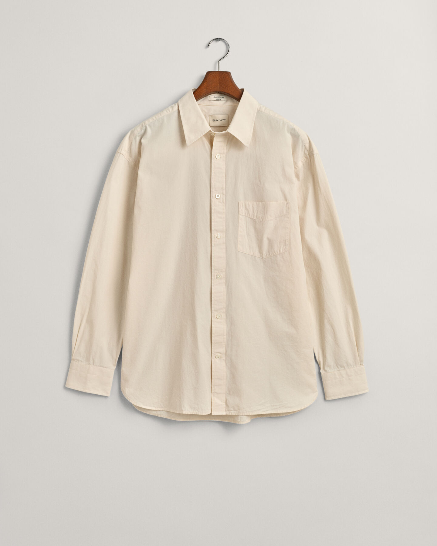 Oversized Compact poplinskjorta