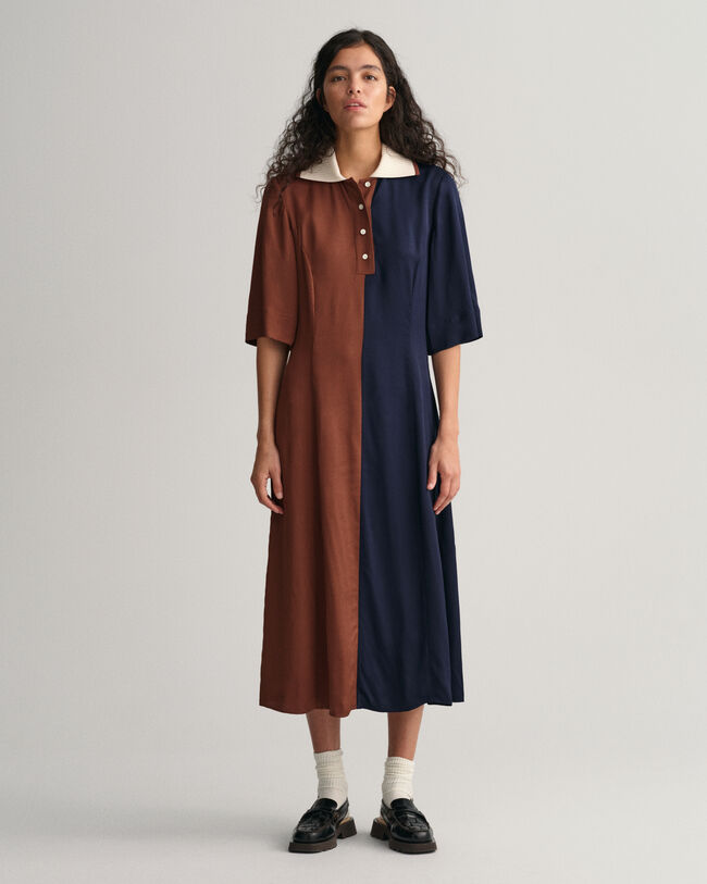 Color Block kort&auml;rmad rugbykl&auml;nning